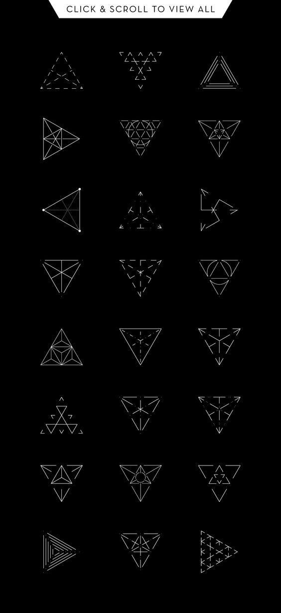 【超实用】上千种几何图形组合形式